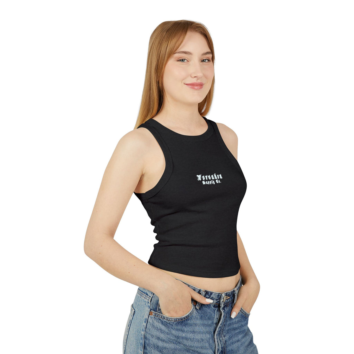 Women's Forsaken Micro Rib Racer Tank Top